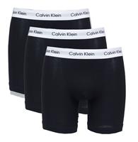 CALVIN KLEIN UNDERWEAR Set van 3 lange boxershorts Cotton Stretch