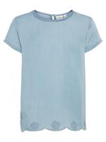 name it Girl s T-Shirt Akkamma lichtblauw denim