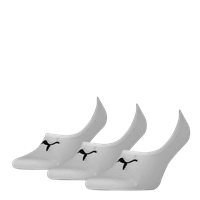 Puma Unisex Füßlinge, 3er Pack - Footie, einfarbig, Weiß