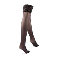 Hunkemöller 15 Denier Stay-up  Kant Anti-ladder Zwart
