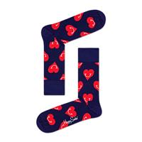 Happy Socks Smile Heart Sokken, Donkerblauw
