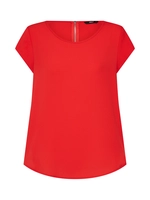 Only Blouse met korte mouwen ONLVIC S/S SOLID TOP NOOS PTM