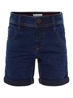 name it Boys Jeans Shorts Ryan donkerblauw denim Ryan