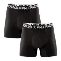 Muchachomalo Heren 2-pack Boxershort Light Cotton Effen