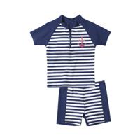 Playshoes tweedelige zwemsuit Anker Marine Wit