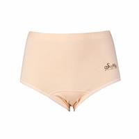 Beeren 2-pak Julia taille slip met badstof kruisje "Softly" - Hoge Katoenen dames onderbroek - Oma ondergoed