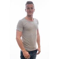 Petrol Industries - Heren 2-pack Basic T-shirts Ronde Hals - Grijs