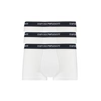 Armani 3 Pack Trunk Stretch Cotton Wit / Zwarte Band