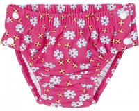 Playshoes zwemluier UV werend roze met bloemen 2/68