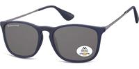 Montana MP34D- zonnebril- blauw- vierkant metalen veren- polarizerend