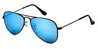 Ray-Ban Junior Ray Ban Aviator junior Uniseks Sunglasses Gläser: Blauw, Frame: Zwart - RJ9506S 201/55 50-13