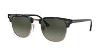 Ray-Ban Zonnebril Clubmaster 3016 125571 Spotted Grijs Groen Donker Grijs Verloop