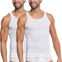 Schiesser 2 stuks Original Classics Fine Rib Undershirts 