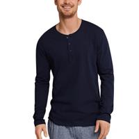 Schiesser Mix and Relax Long Sleeve Shirt Button 