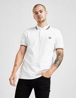 Fred Perry Twin Tipped Short Sleeve Polo Shirt - Wit - Heren