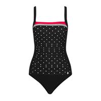 Lascana Badpak Monroe met kleine stippen en modellerend effect