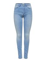 ONLY high waist skinny jeans ONLROYAL light blue denim regular