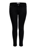 ONLY CARMAKOMA Skinny fit jeans CARKARLA REG SK ANKLE ZIP JNS met ritssluiting onder in de pijpen