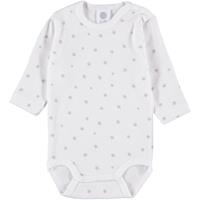 Baby Body, Organic Cotton weiß/grau 