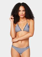 Tom Tailor Gestreepte triangelbikinitop, navy/white