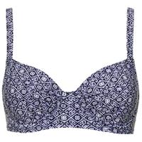 Damella Blue Mosaic Bikini Underwire Bra 