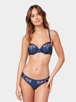 Tom Tailor Bikinitop met bloemenmotief, dress blue