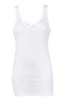 Beeren dames hemd met kant - Angela - Kanten onderhemd - Singlet - 100% katoen