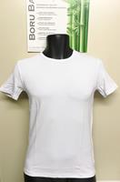 Boru Bamboo heren T-shirt korte mouw - Bamboe ondershirt mannen - Ronde hals