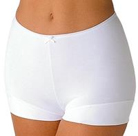 Avet dames boxershort katoen 38842 - Comfort short - katoenen ondergoed - wit -zwart - huidskleur - badstof kruisje