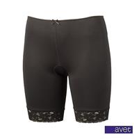 Avet dames boxershort lange pijpjes kant 38490 - Kanten broekje voor onder een jurk - Microfiber ondergoed