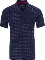 Pastunette heren pyjama jasje Korte mouw 100% katoen - Knoopsluiting - NOS