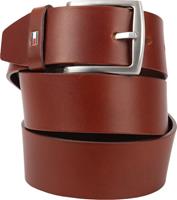 Tommy Hilfiger Leren riem New Denton 4 cm NEW DENTON RIEM met vlag-logo lus