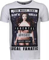 Local Fanatic Kim kardashian rhinestone t-shirt