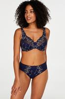 Hunkemöller Hoge slip Diva Blauw