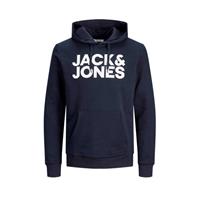 Jack & Jones Kapuzensweatshirt JJ Ecorp Logo Sweat Hood mit Markenschriftzug