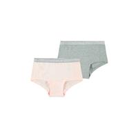 Name it 2-pak meisjes hipster - Organic - Kinder dames onderbroek katoen - Boxershort