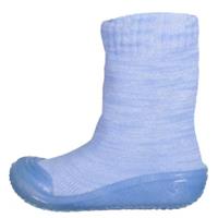 Playshoes Kinder Strickhausschuhe hellblau Gr. 18/19