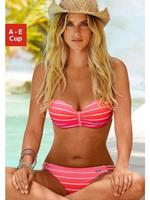 Venice Beach Beugelbikini in bandeaumodel in een trendy streep-look