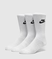 Nike Sportswear Unisex 3er Pack Sportsocken - Everyday, Essential Crew, einfarbig, weiß
