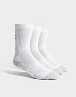 Under Armour Socken "UA Heatgear", 3er-Pack, geruchshemmend, gepolstert, 38-42, weiß, 38-42