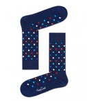 Happy Socks Small Dot Sokken, Blauw