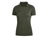 Jako Premium Basics Polo khaki meliert 34 (Damen)