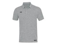 Jako Premium Basics Polo grau meliert