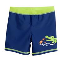 UV-beschermende zwemshort met krokodil - Blauw - - Jongen