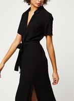 Pieces Maat XS PCCECILIE SS LONG DRESS NOOS BC Dames Jurk - Viscose - Geknoopt - Normaal - Vrouwen -