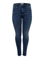 ONLY Curvy Caraugusta Hw Skinny Jeans Dames Blauw