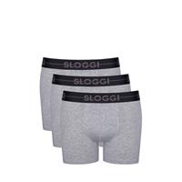 sloggi - Maat XXL - men Go Heren Short 3-pack - Zwart