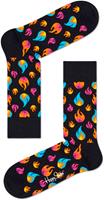 Happy Socks Flame Sokken, Zwart