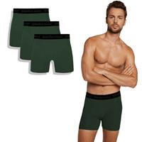 Bamboo Basics 3-pak heren boxershorts - Rico - Bamboe ondergoed heren - Onderbroek lange pijpjes - Huidvriendelijk