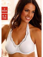 Petite fleur Beugel-bh met draagvariant haltermodel, basic dessous (Set van 2)